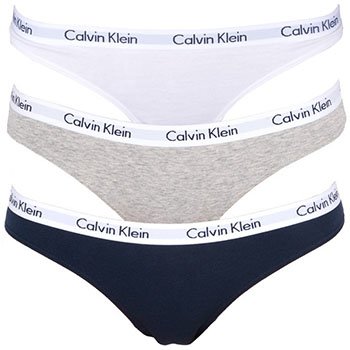 3PACK dámské kalhotky Calvin Klein bikini
